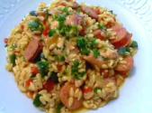 Risotto Style Orzo Pasta With Chicken And Sausage